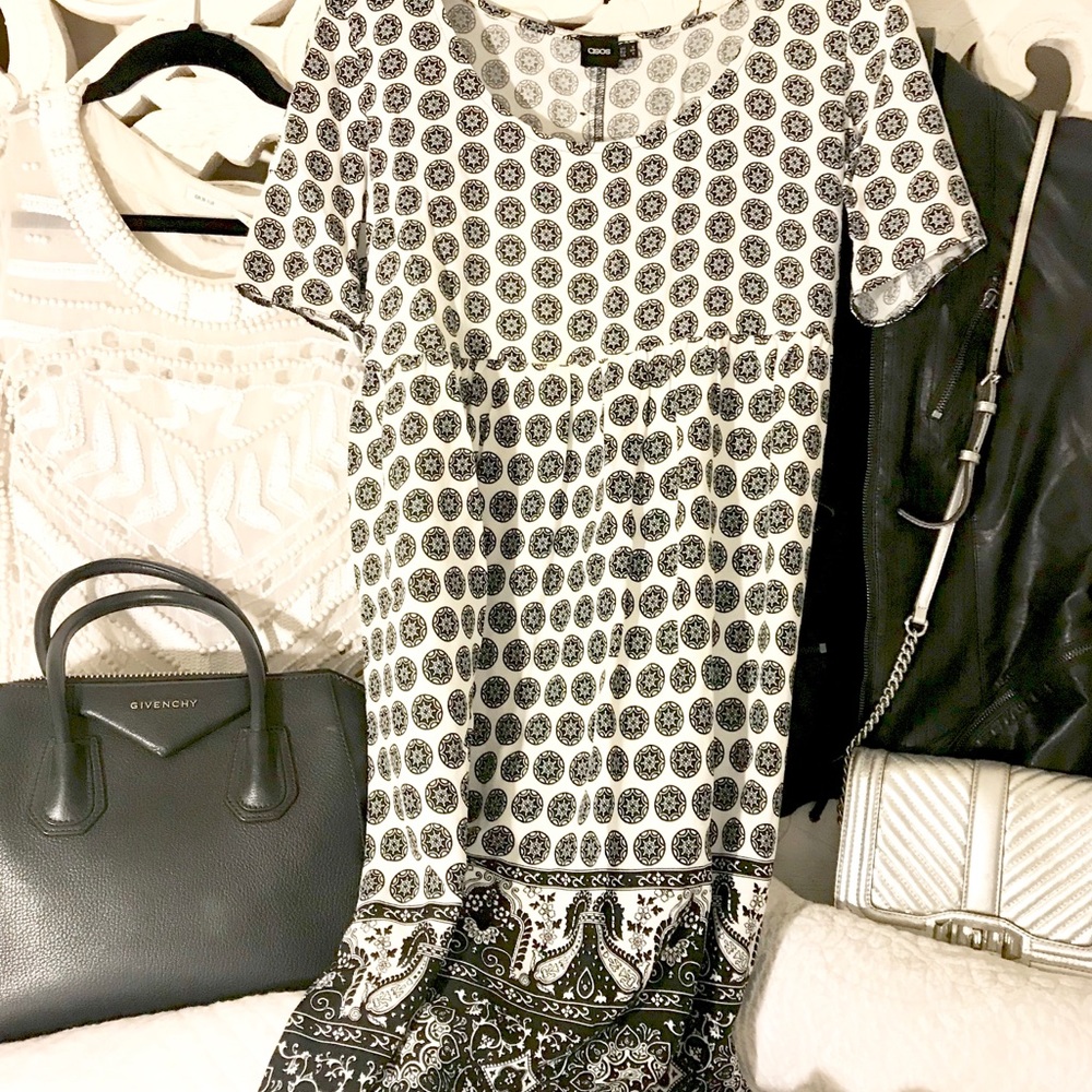 ASOS Black & White Dress